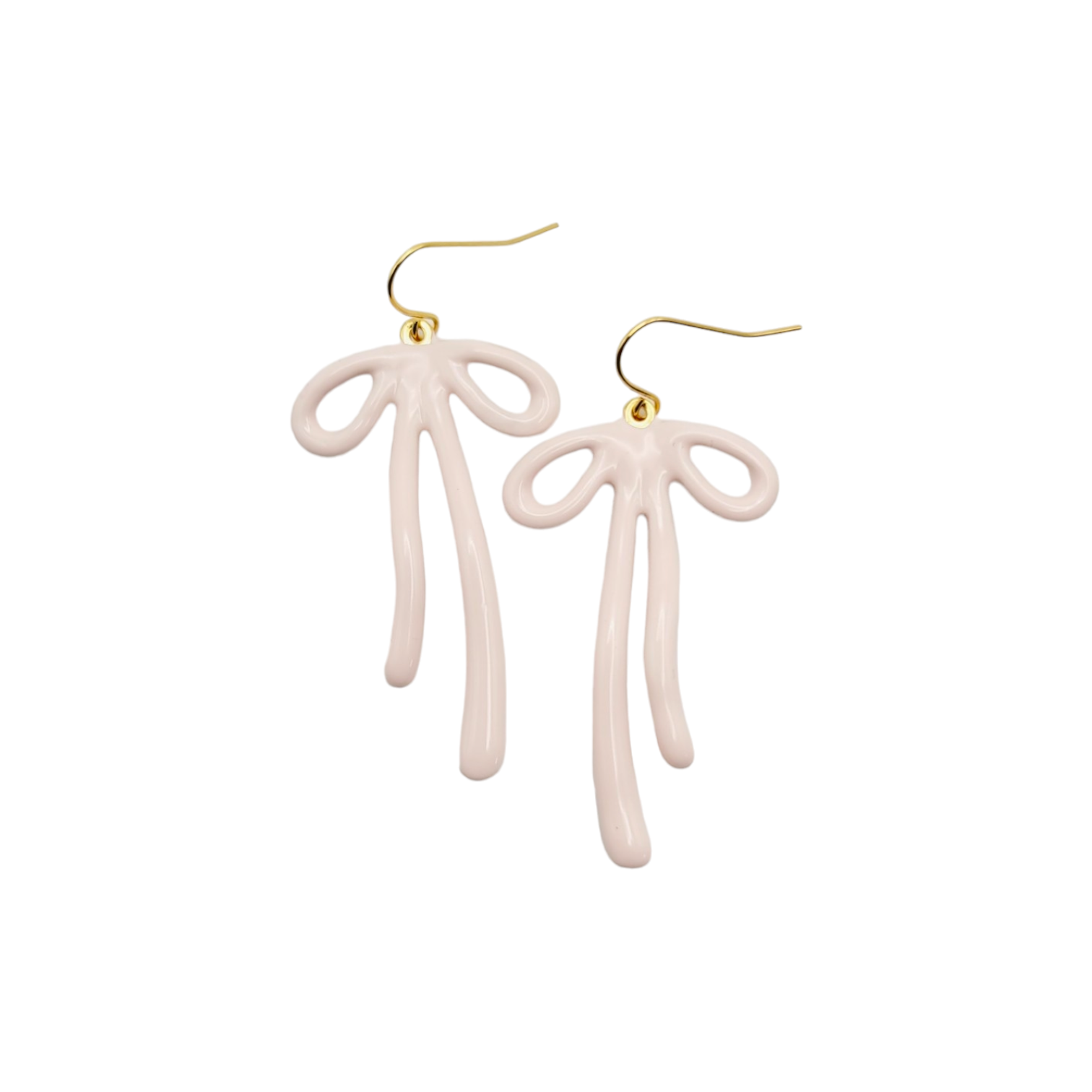 BAD TO THE BOW in Pale Blush