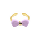 BOW RING in Lilac