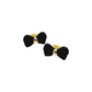 BOW EARRING in Black