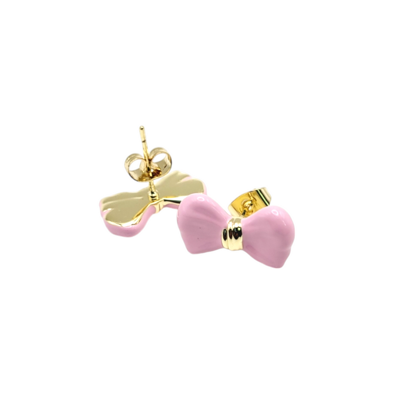 ■ENGBROX■ lissom ribbon heart earring EBEA24026 BOW EARRING in Lilac – Love Ko Jewelry