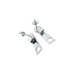 ZIPIT Earring 2 (Silver)