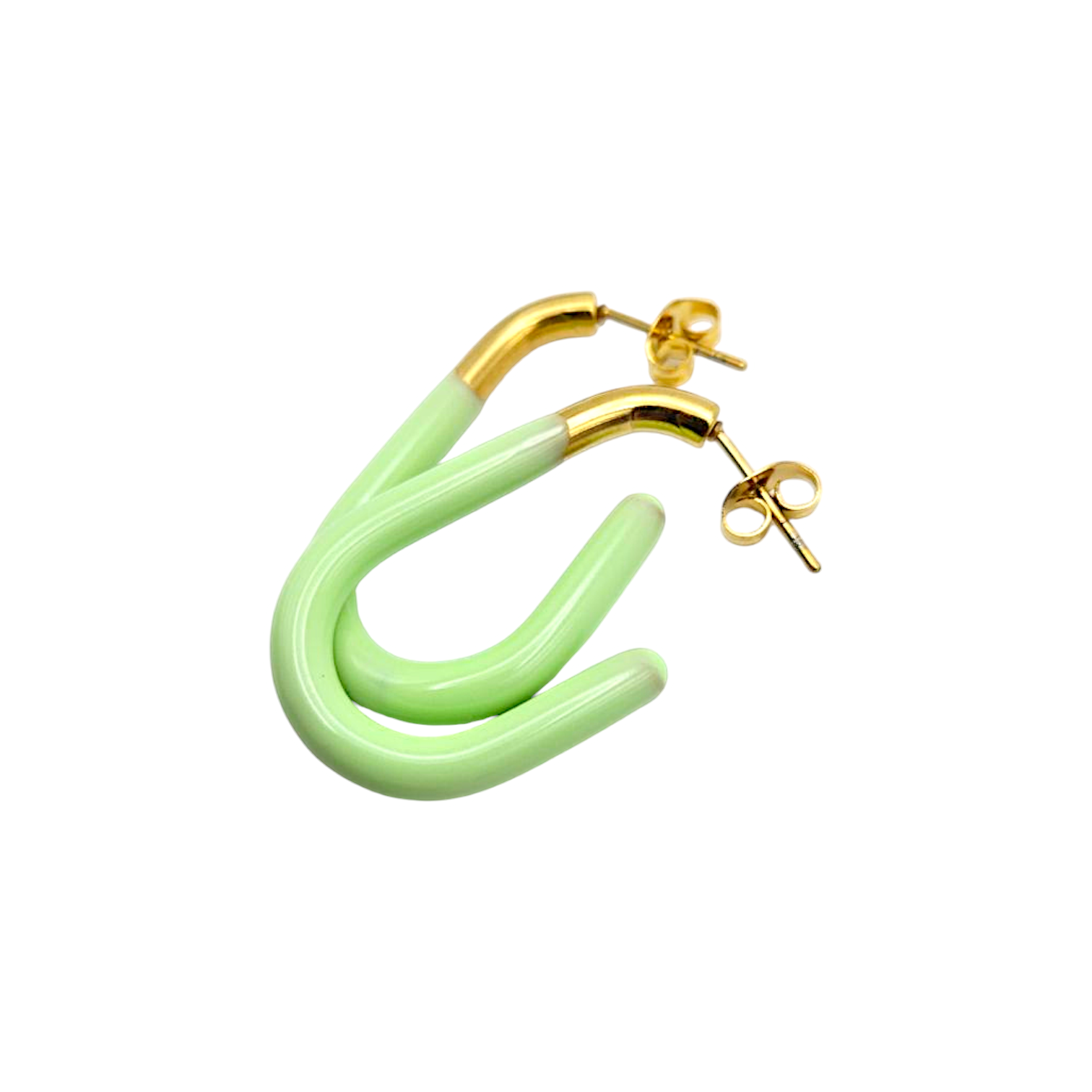 CHAINLINKS in Gold and Mint Green