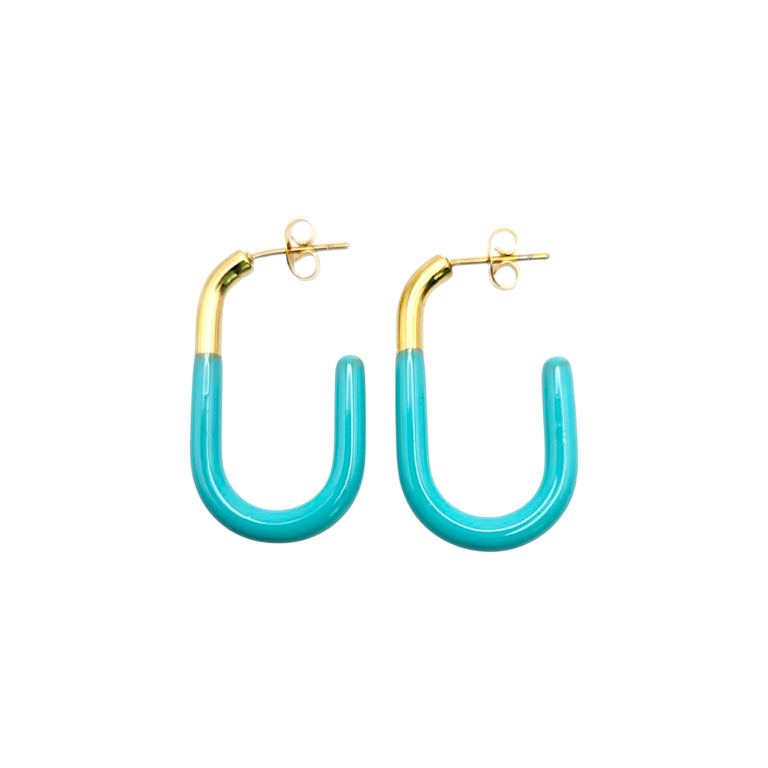 CHAINLINKS in Gold and Turquoise