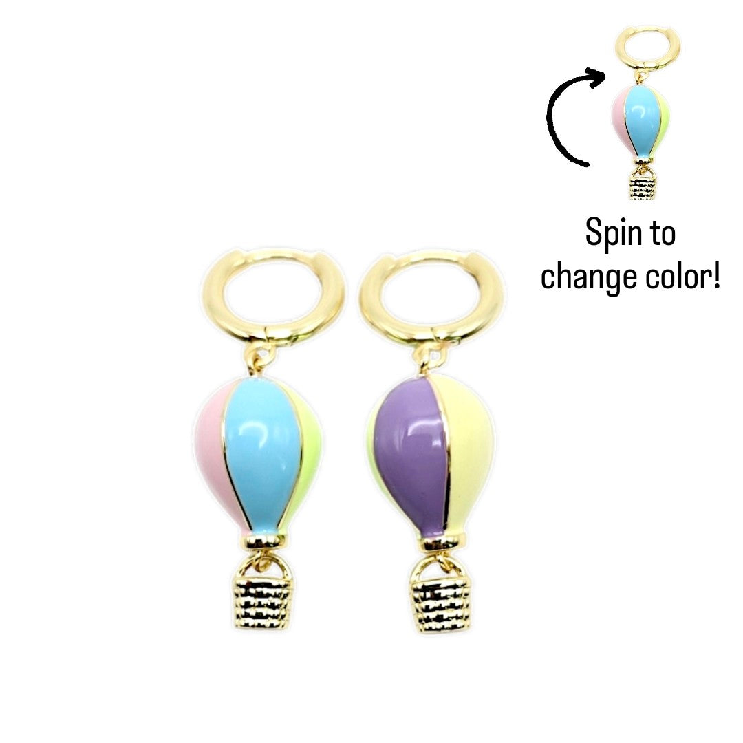 HOT AIR BALLOON in Pastel