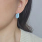PUFFER EARRINGS in Blue