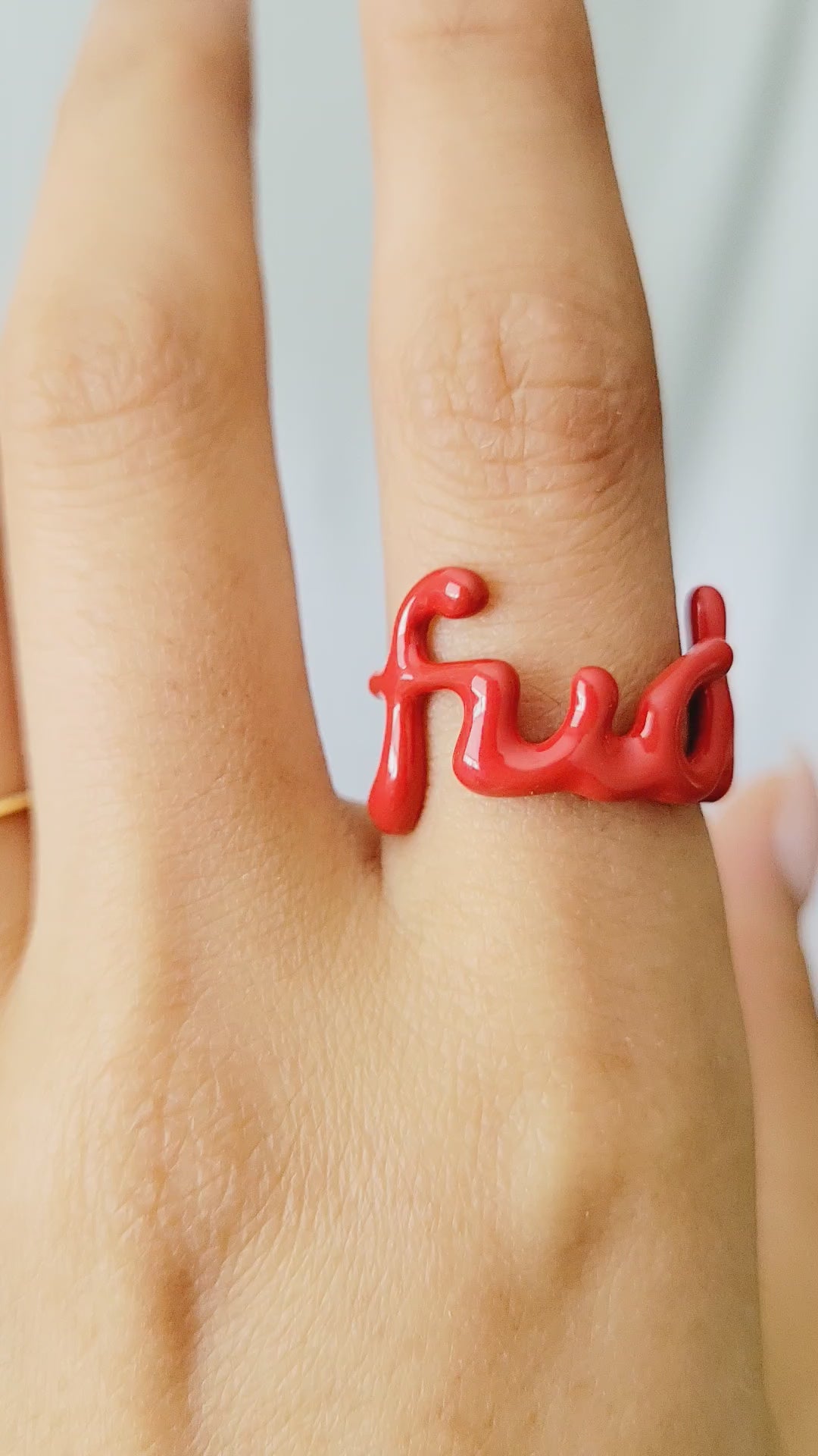 FUCK IT in Red – Love Ko Jewelry