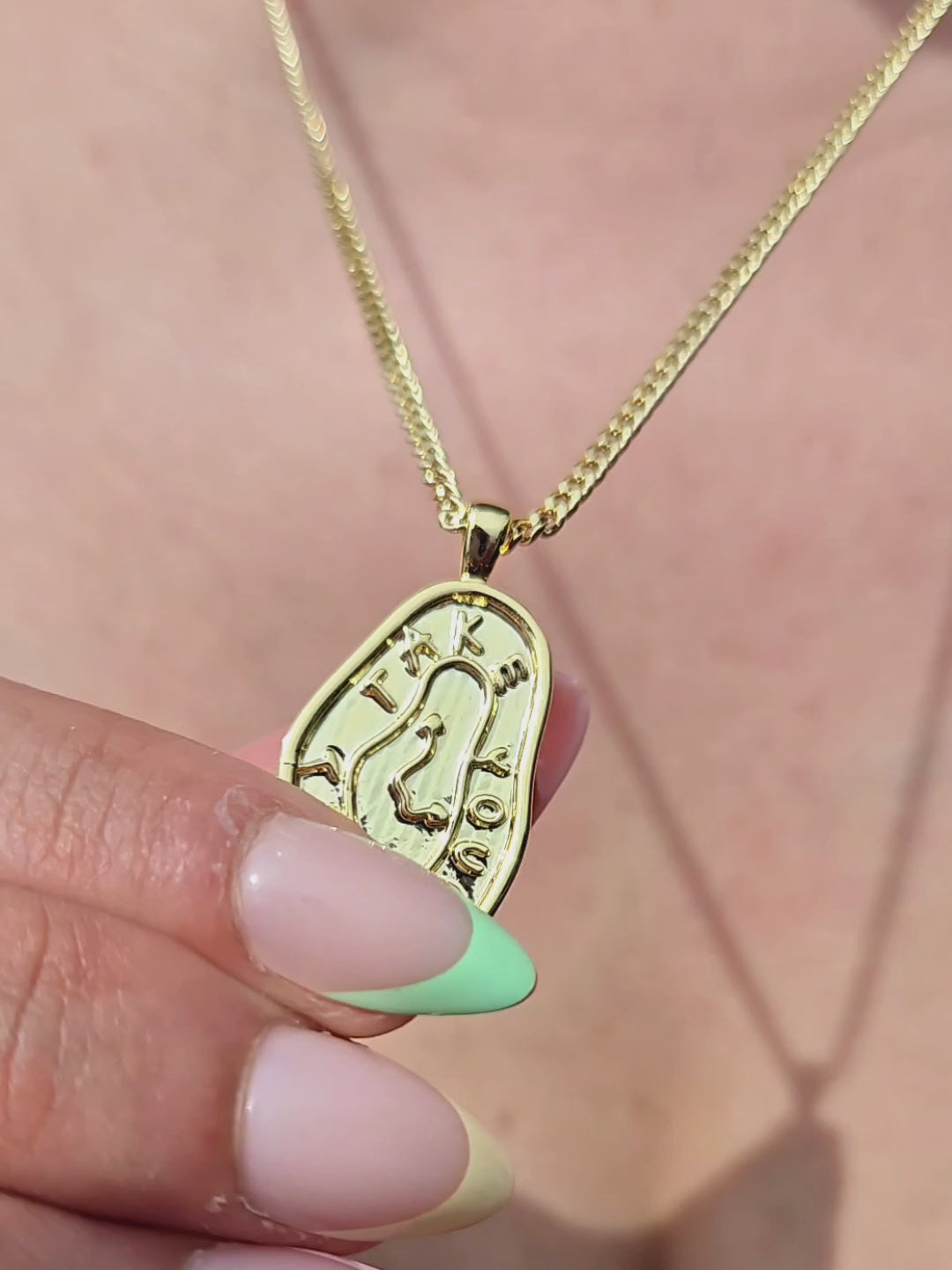 TAKE YOUR TIME Necklace 2 (Gold)