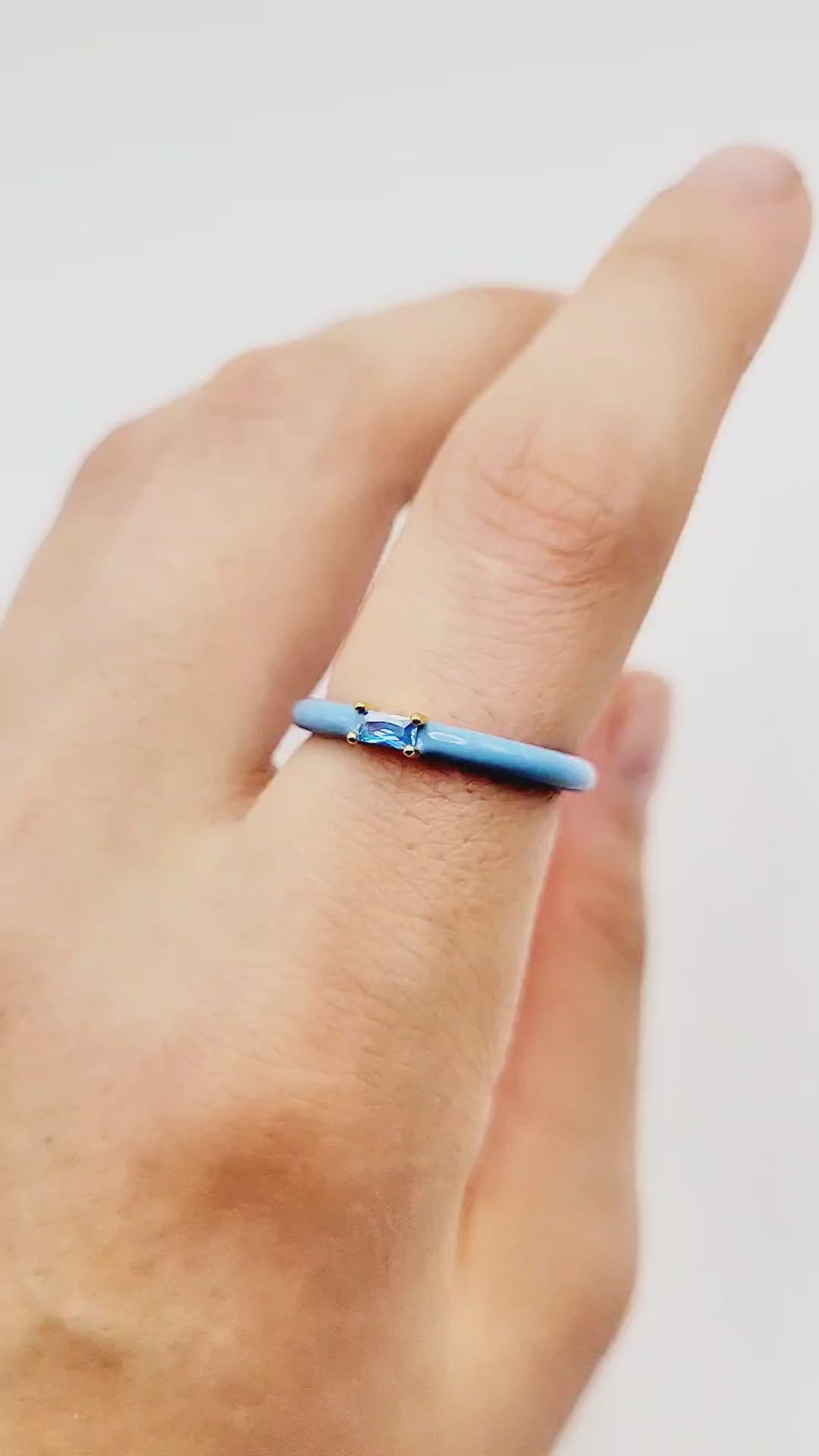 GEM RING in Blue
