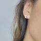 BOW EARRING in Ballet Nude