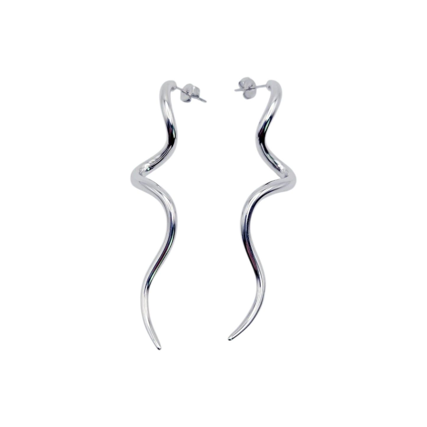 SPIRAL OUTTA CONTROL Earring (Silver)