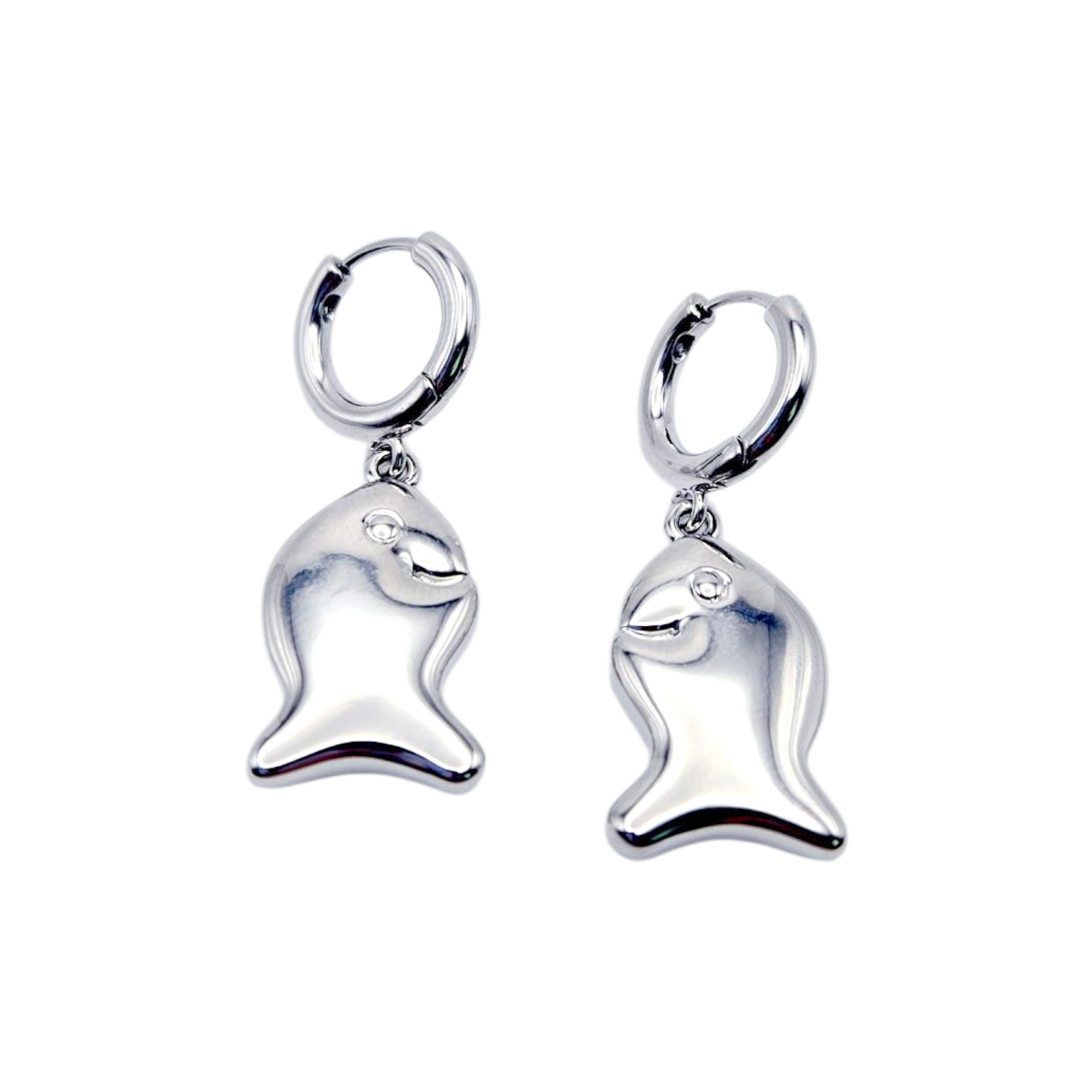 Goldfish Earring (Silver)
