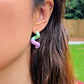GUMMY WORMS - Green & Purple
