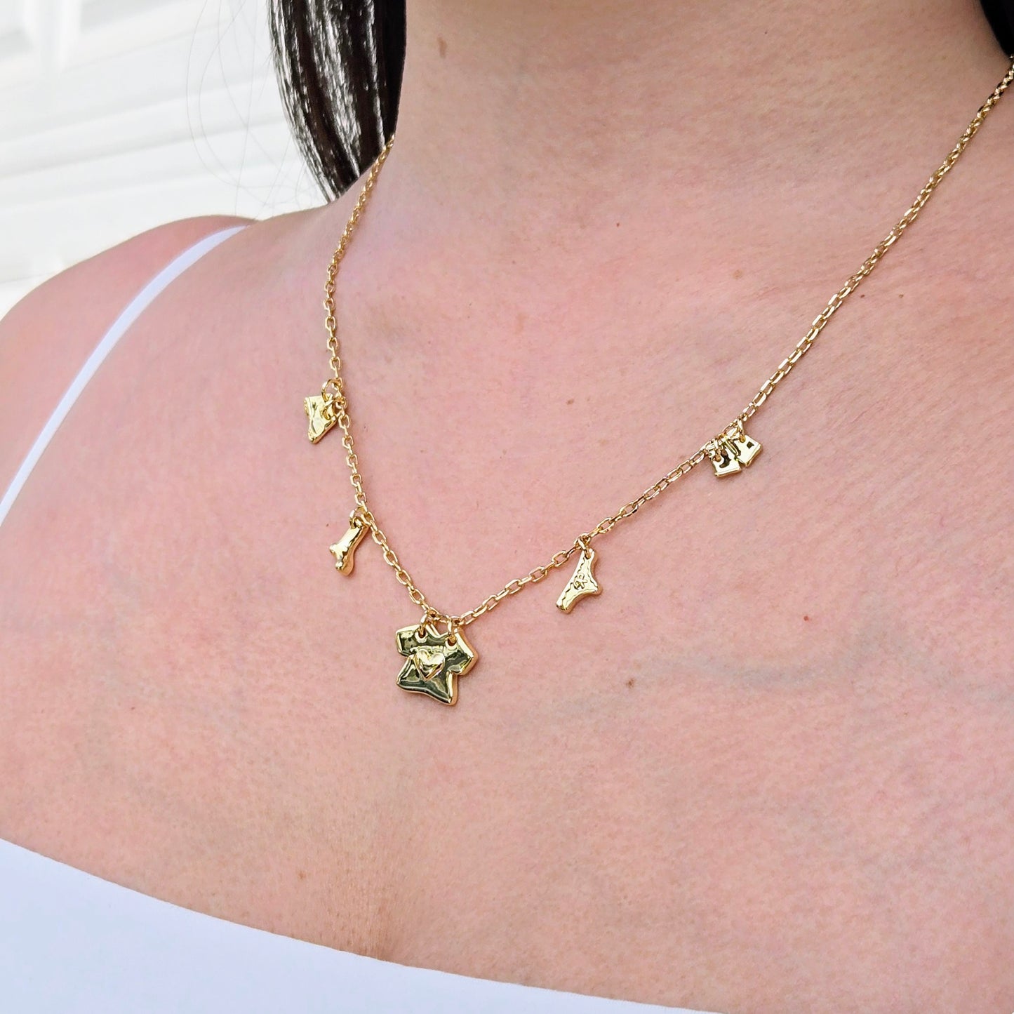 CLOTHING LINE Necklace 2 (Gold)