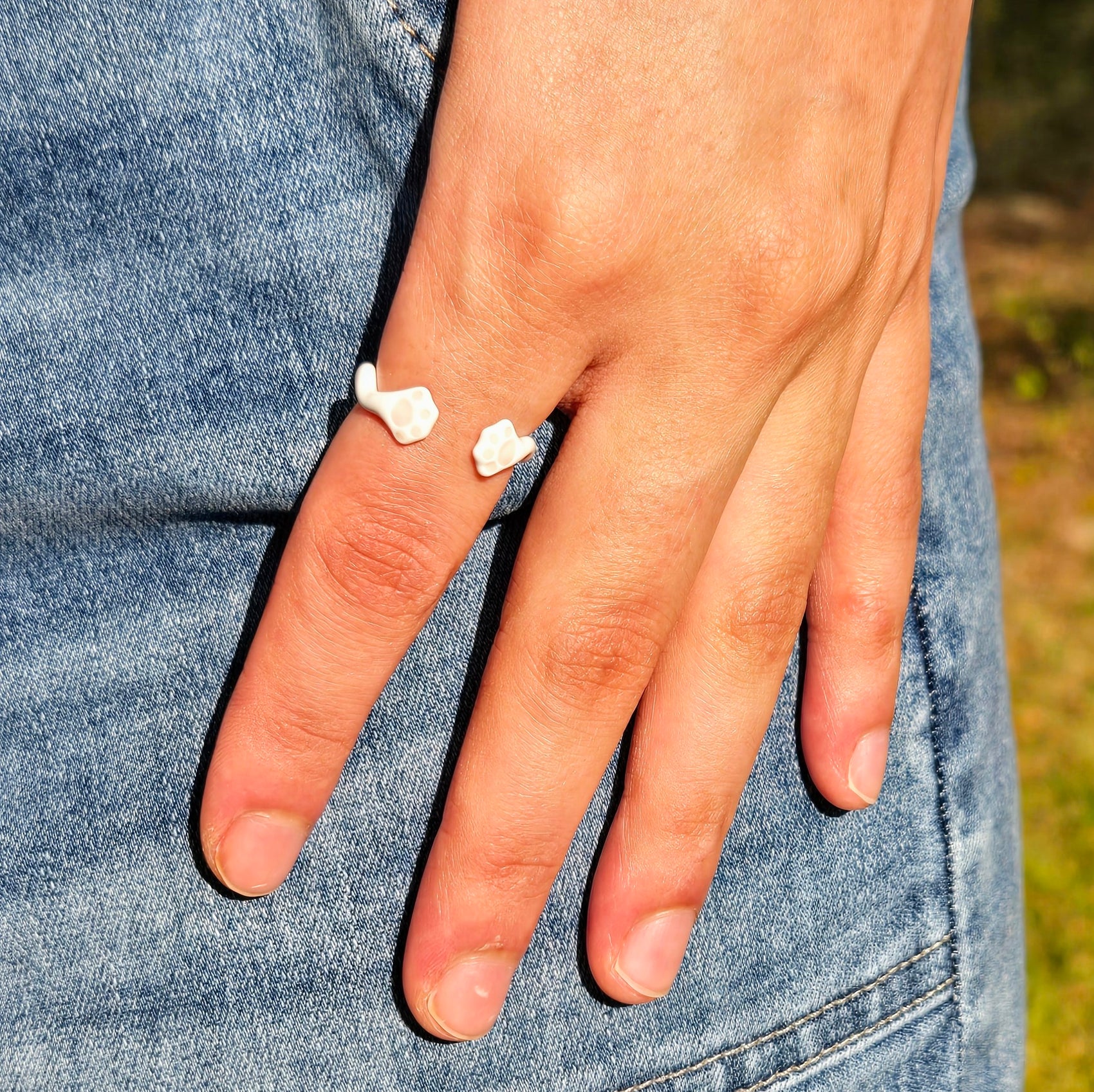 Paw Ring 2 (Pink Paw)