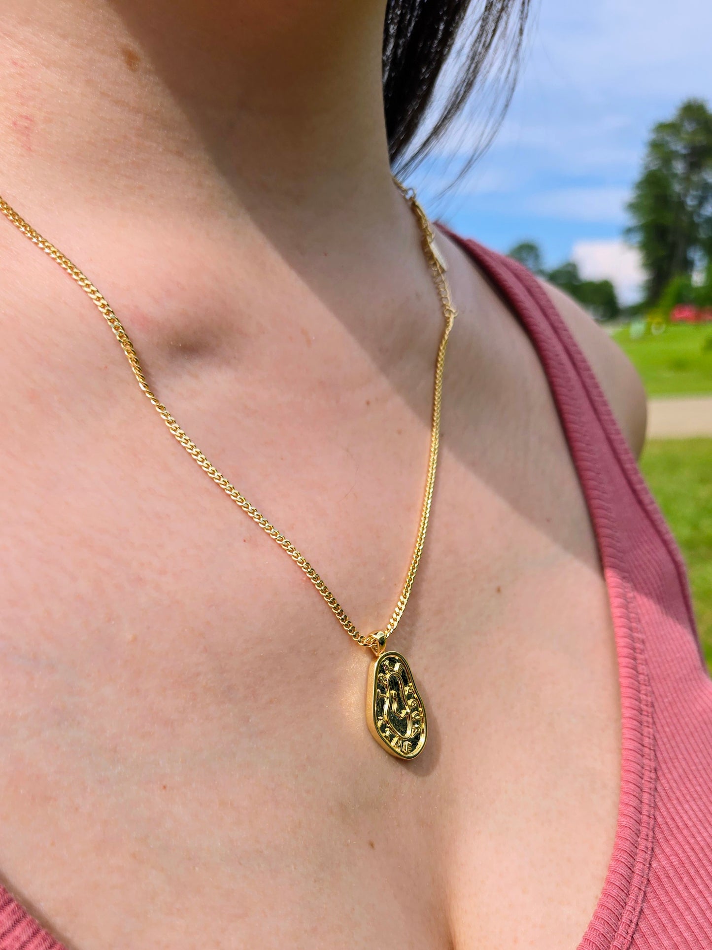 TAKE YOUR TIME Necklace 3 (Gold)