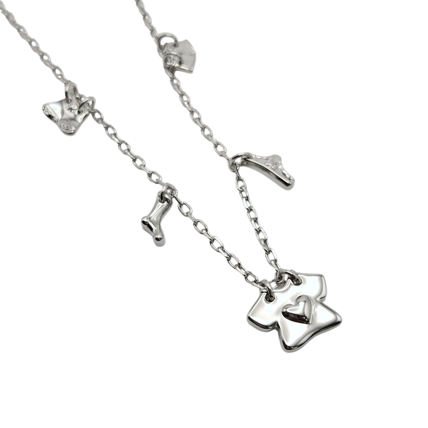 CLOTHING LINE Necklace 3 (Silver)