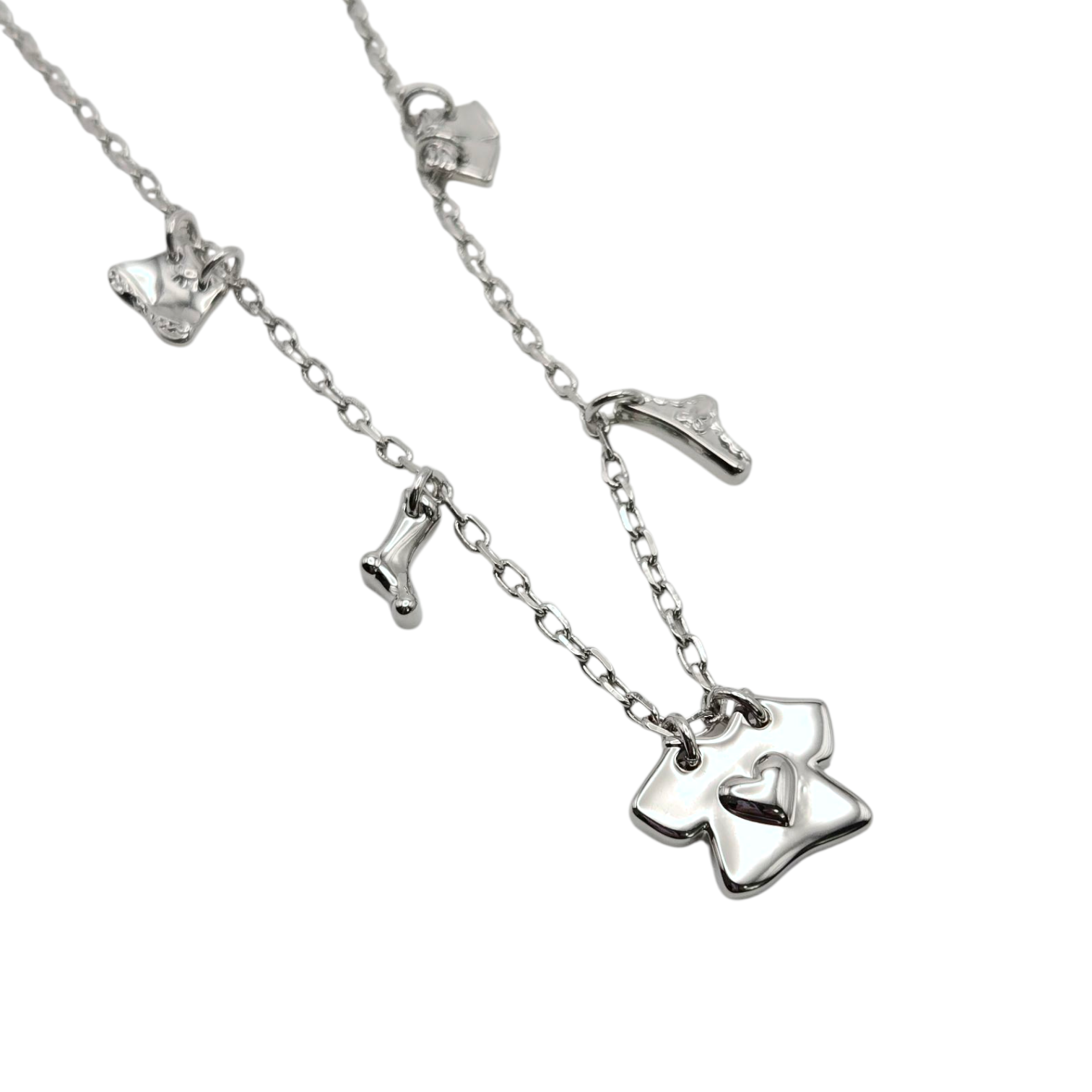 CLOTHING LINE Necklace 3 (Silver)
