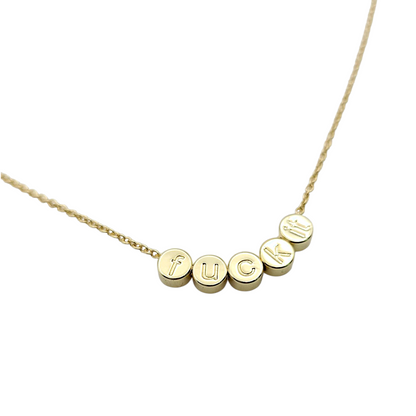 FUCKIT Necklace (Gold)