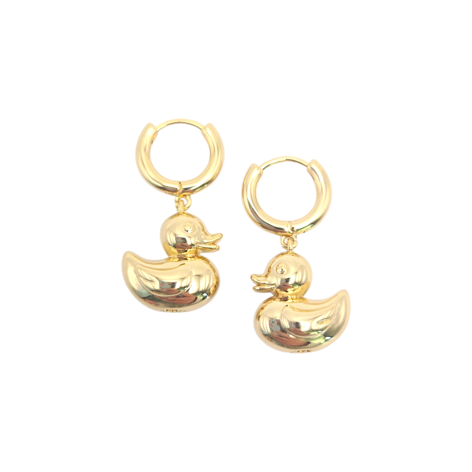 RUBBER DUCKY Earring (Gold)