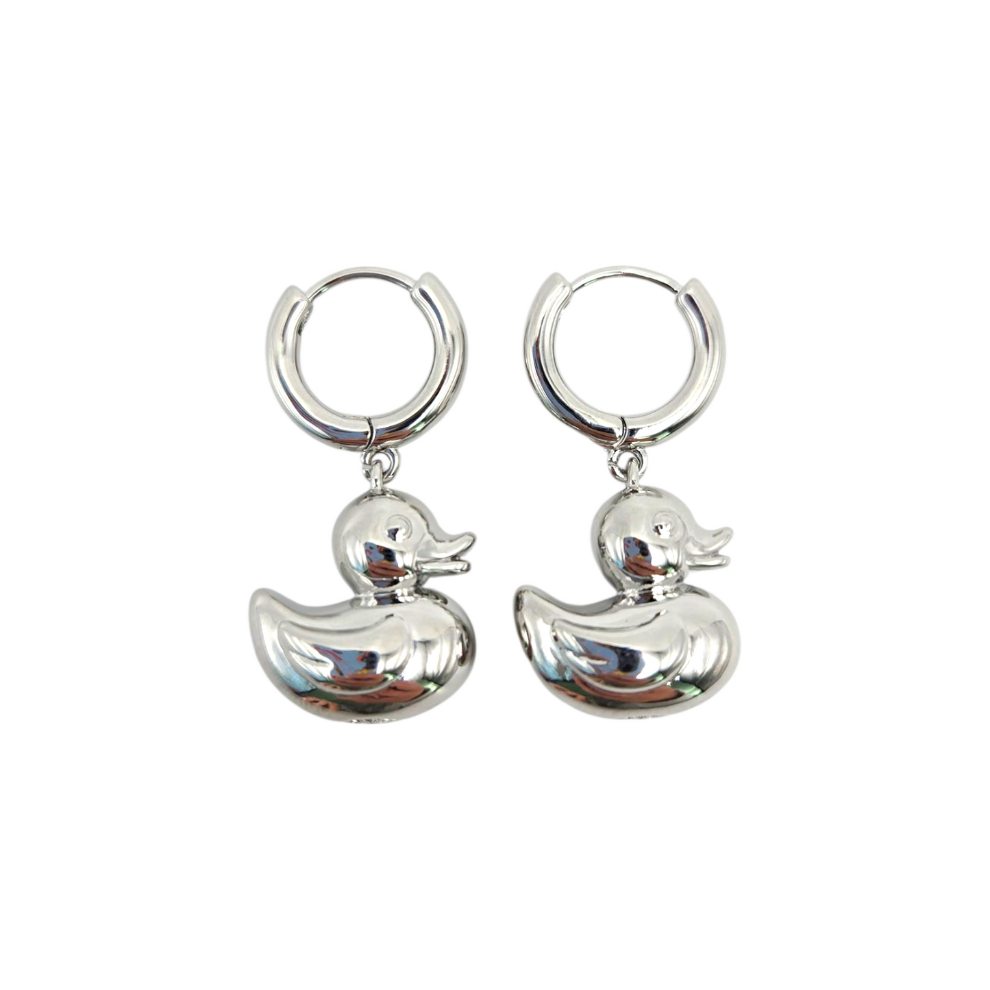 RUBBER DUCKY Earring 2 (Silver)