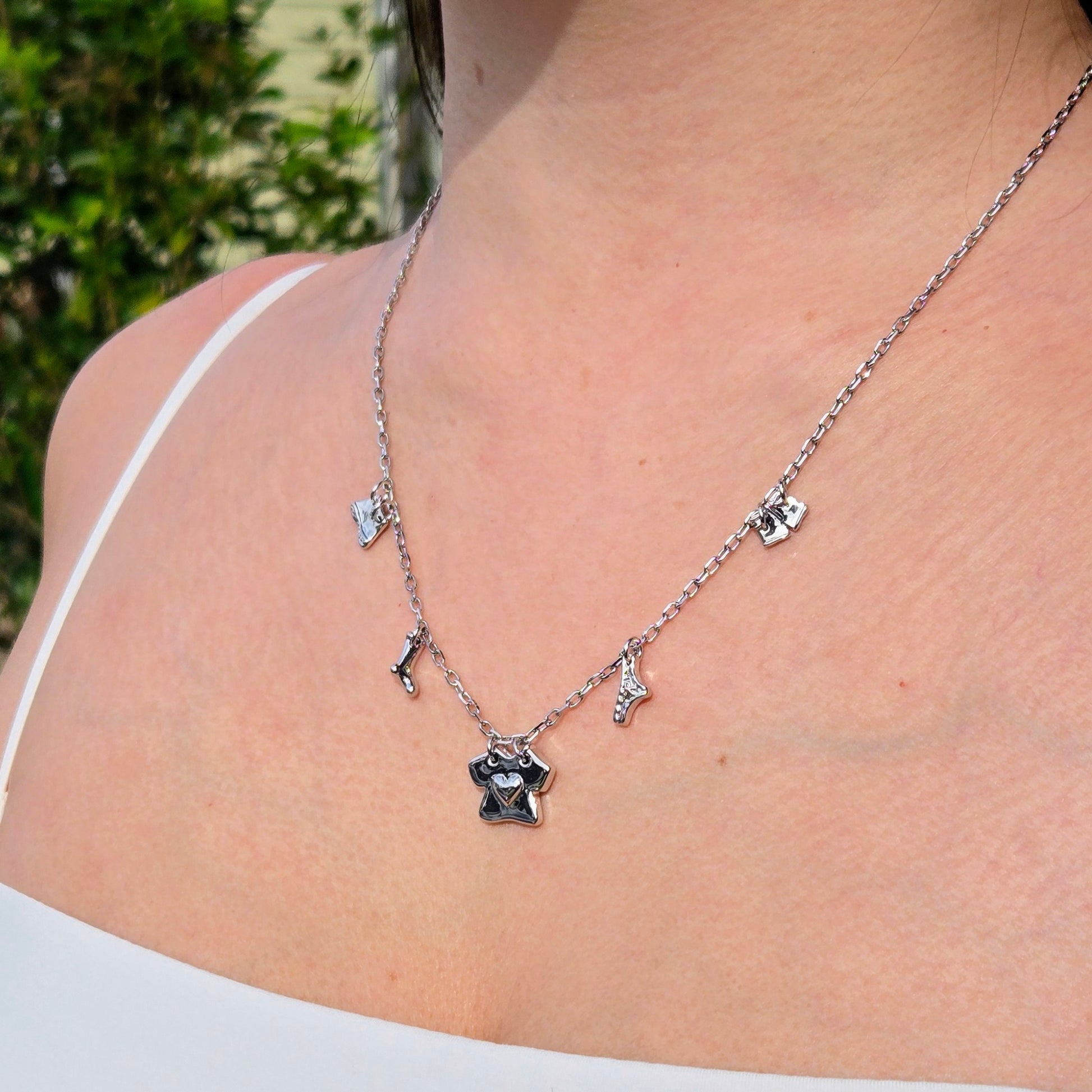 CLOTHING LINE Necklace 2 (Silver)