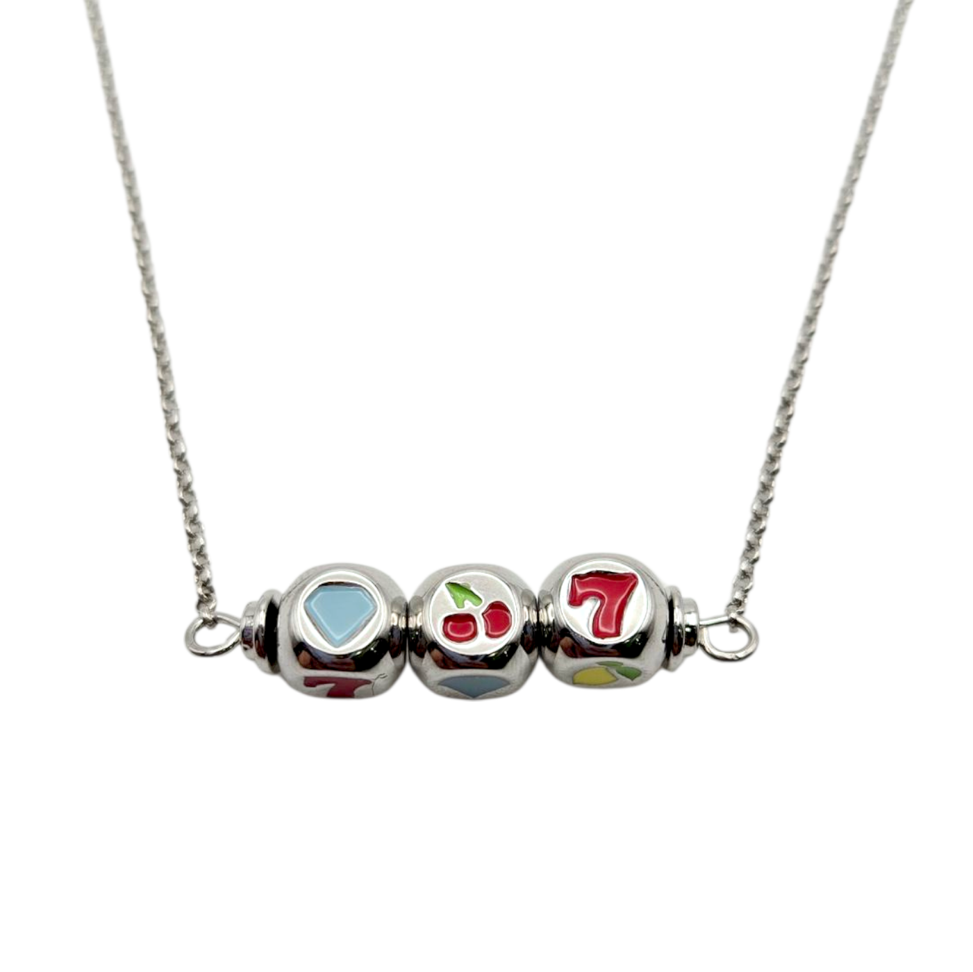 HOT SLOT Necklace (Silver)