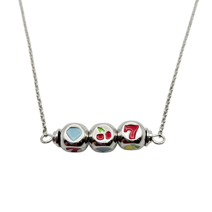 HOT SLOT Necklace (Silver)