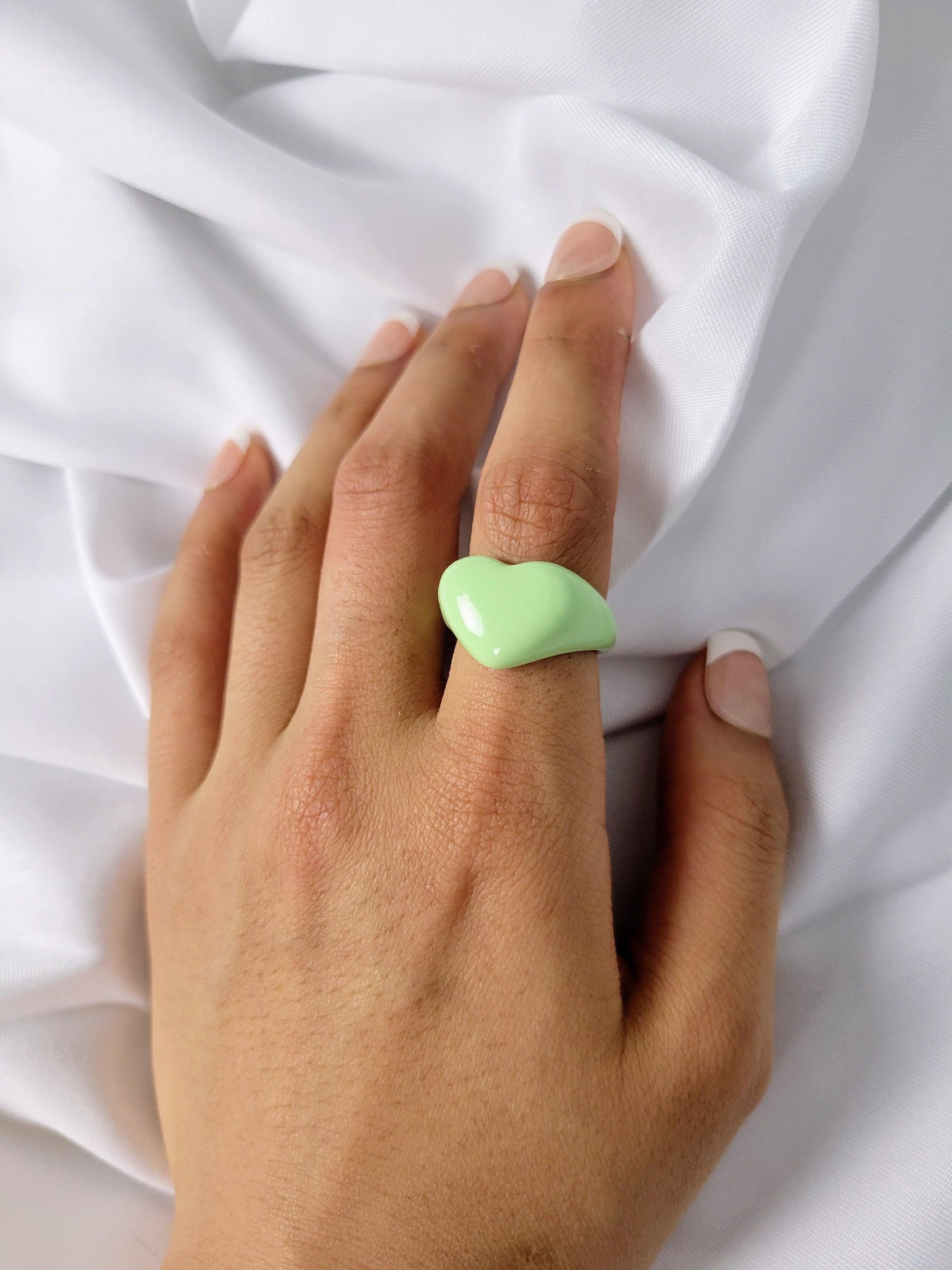 HEARTTHROB in Light Green - Love Ko Jewelry