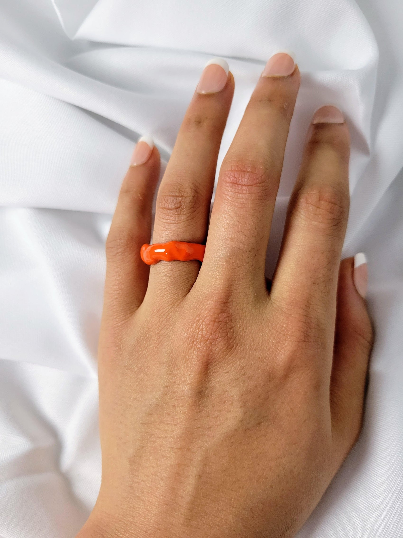 MELODRAMATIC in Bright Orange - Love Ko Jewelry