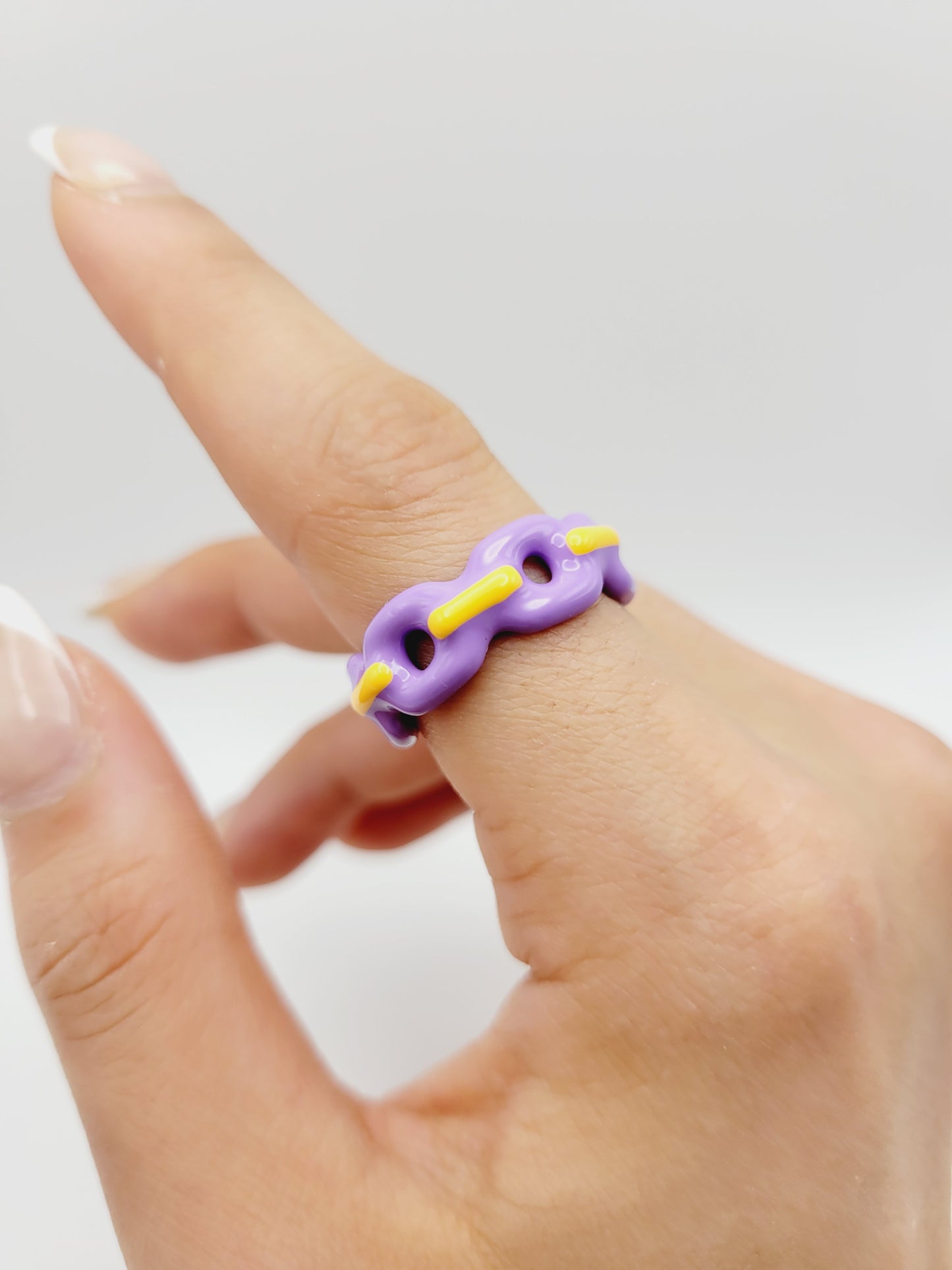 NOT A WEAK LINK in Purple/Tangerine