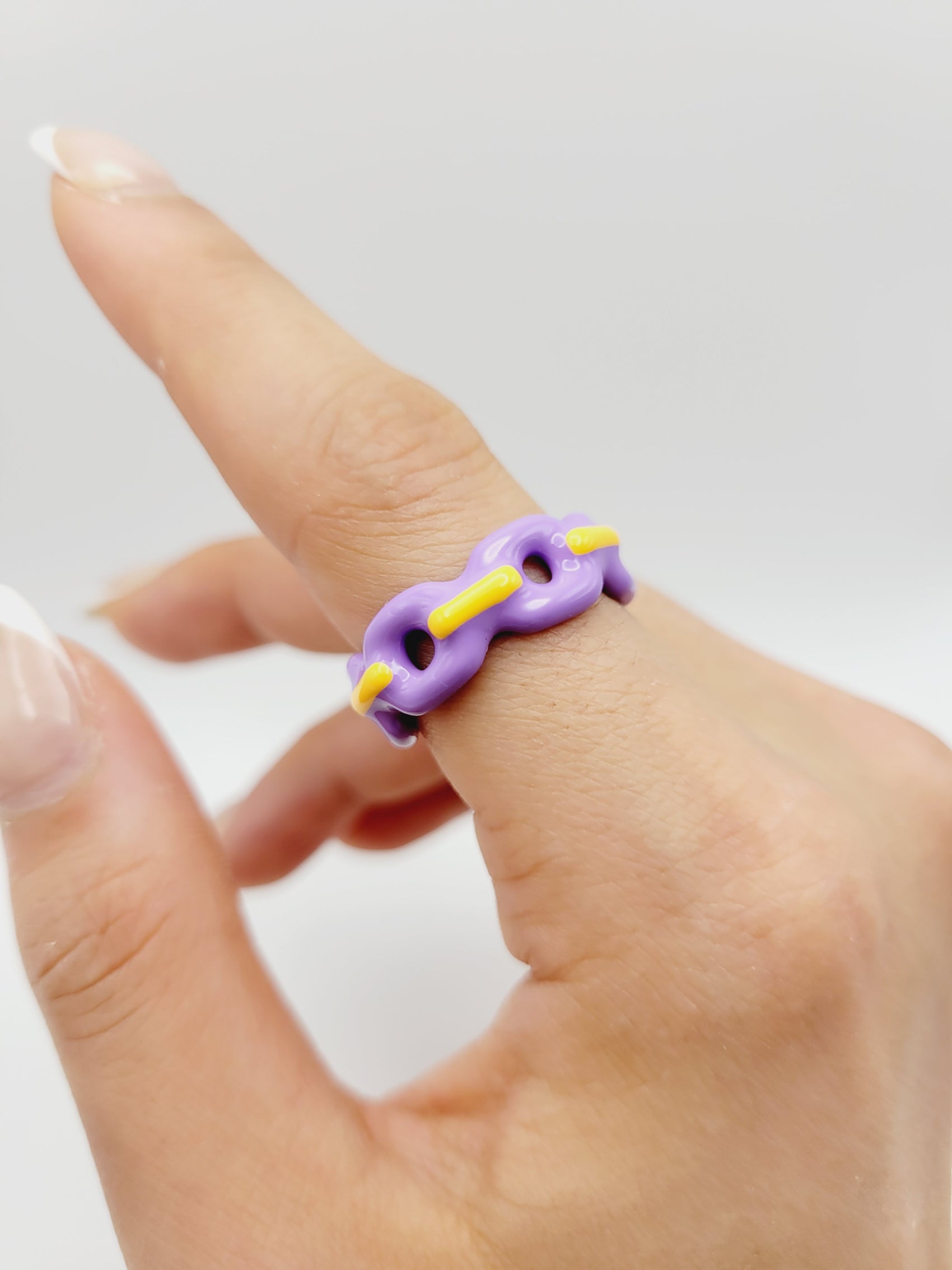 NOT A WEAK LINK in Purple/Tangerine