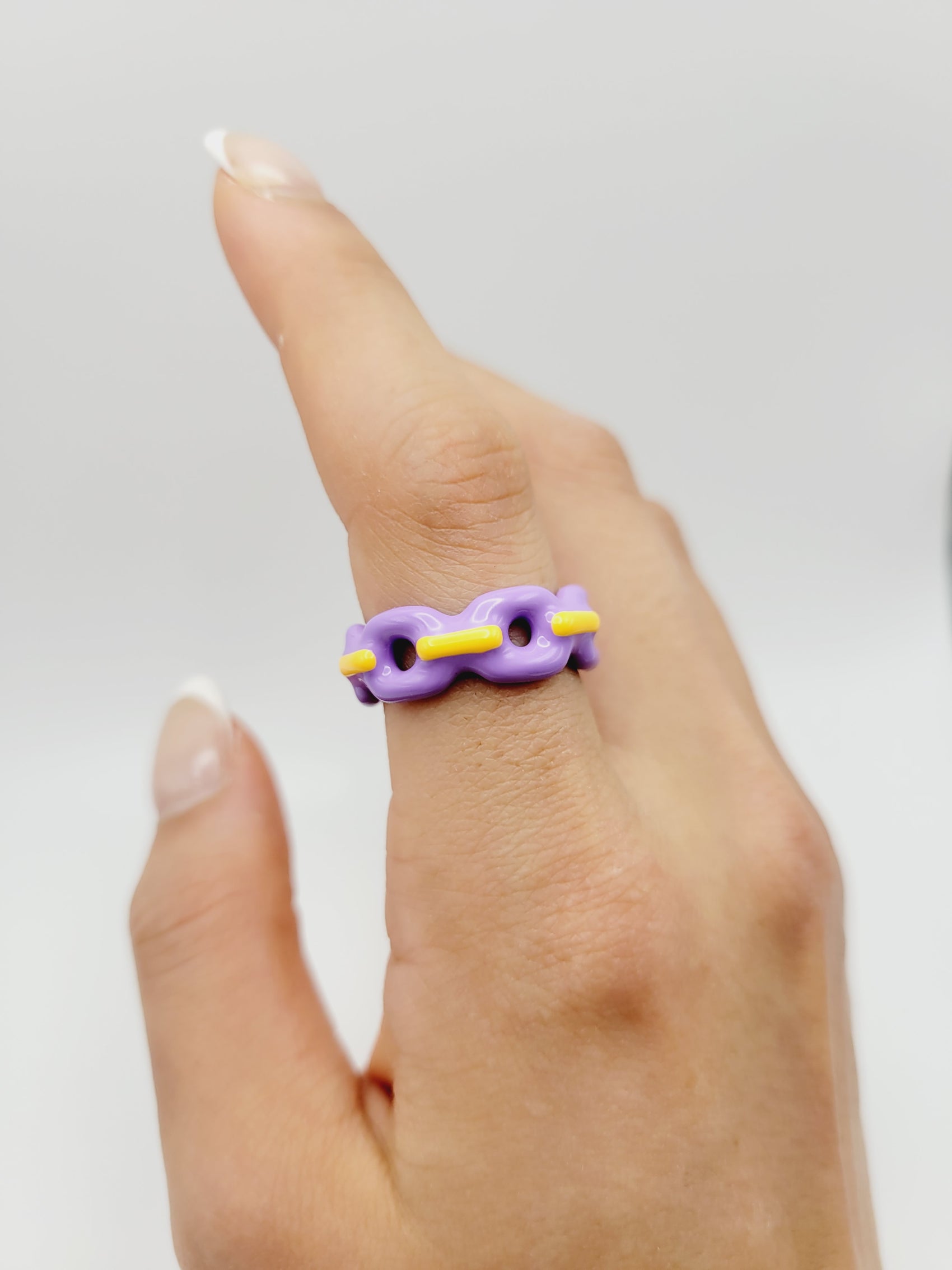 NOT A WEAK LINK in Purple/Tangerine