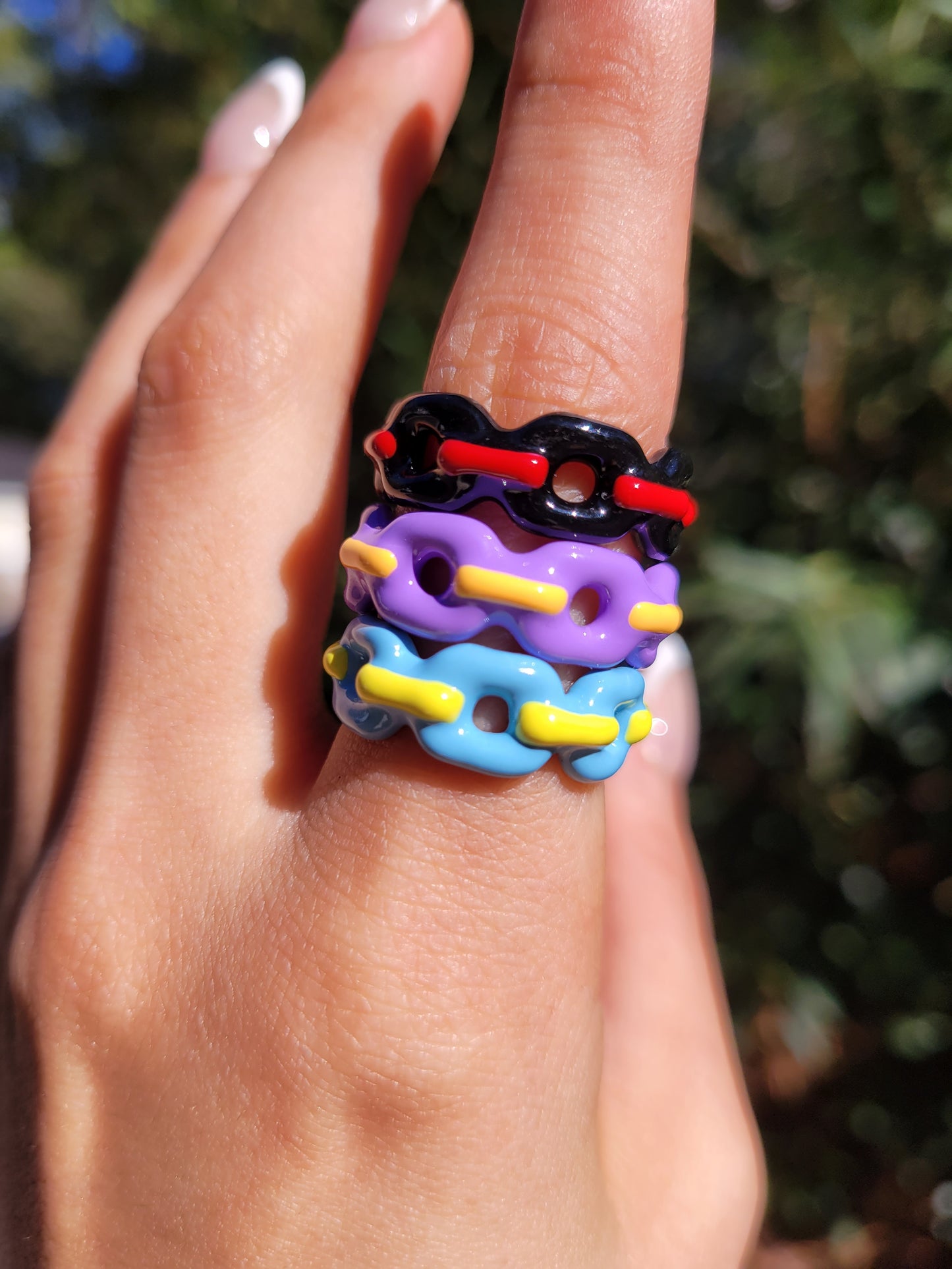 NOT A WEAK LINK in Purple/Tangerine