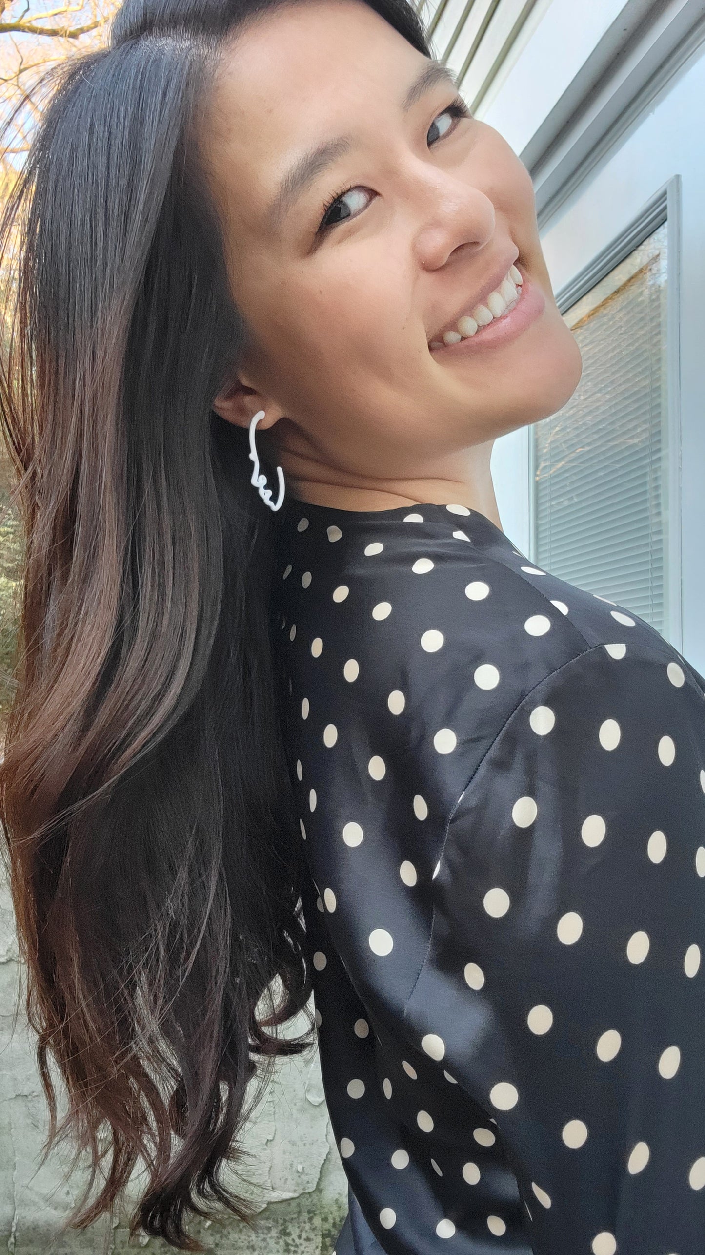 WE'RE ALL HUMAN - Minimalist Line Art Face