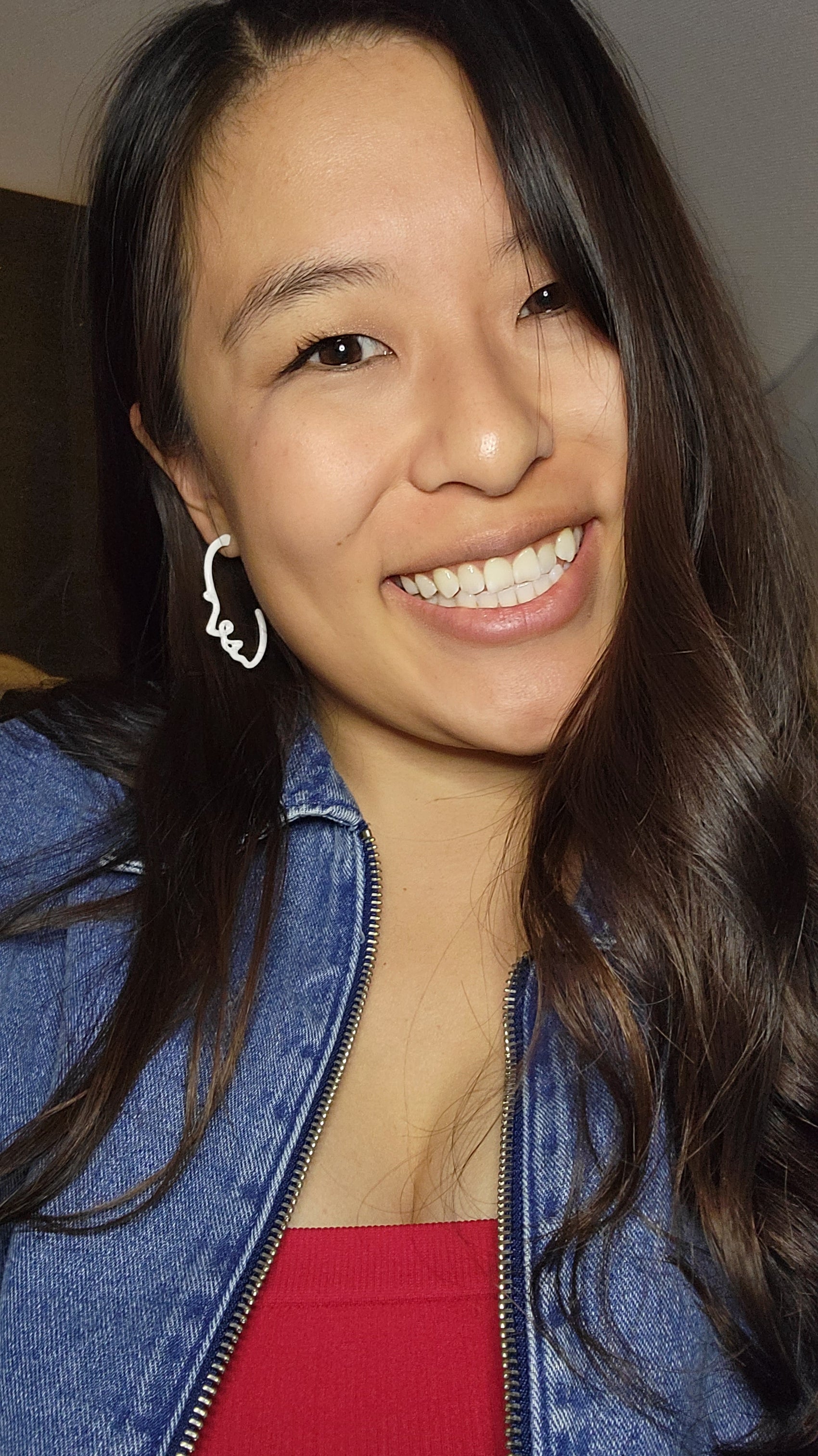 WE'RE ALL HUMAN - Minimalist Line Art Face