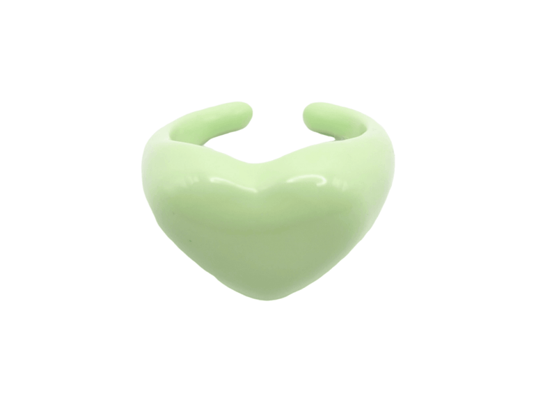 HEARTTHROB in Light Green - Love Ko Jewelry